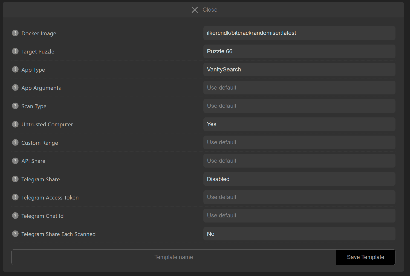 Create templates on Cloud Search